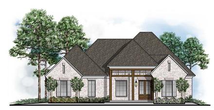Southern Traditional Elevation of Plan 41646