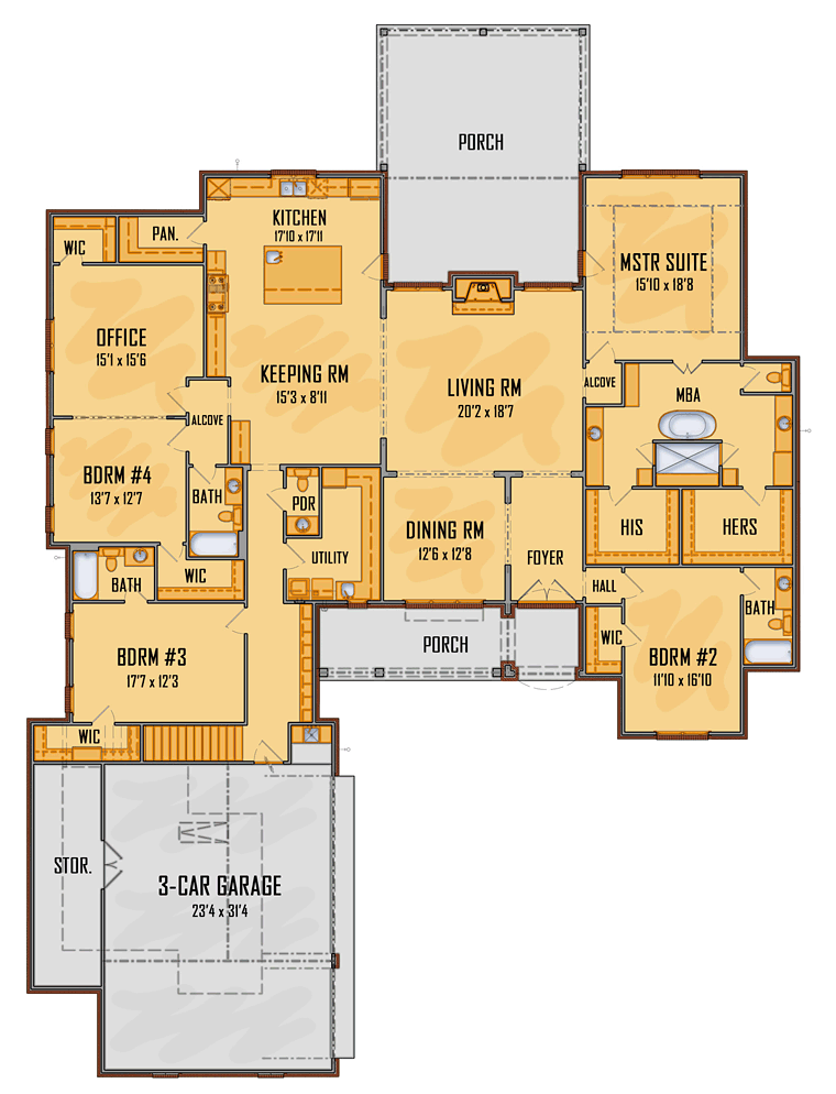 European Southern Level One of Plan 41647