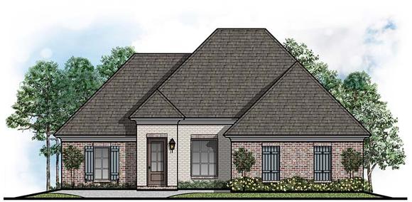 House Plan 41656 Elevation