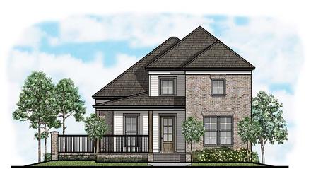 Country Farmhouse Elevation of Plan 41659