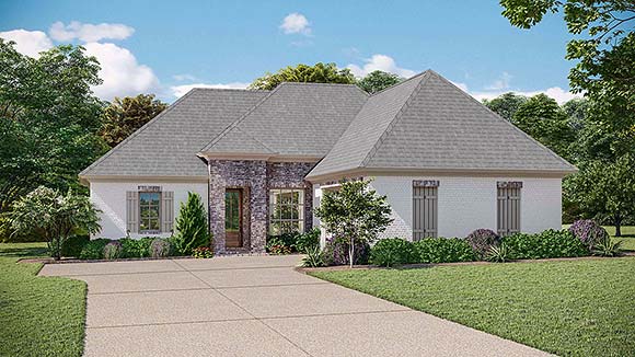 House Plan 41675 Elevation