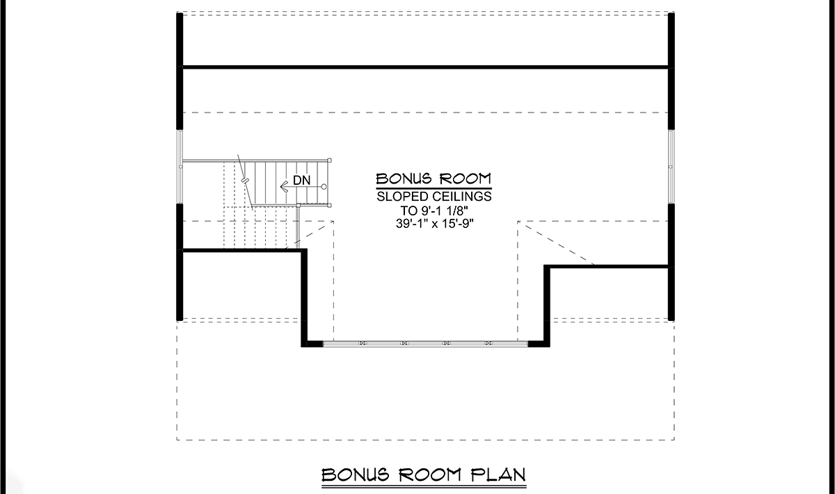 Bungalow Craftsman Level Two of Plan 41829