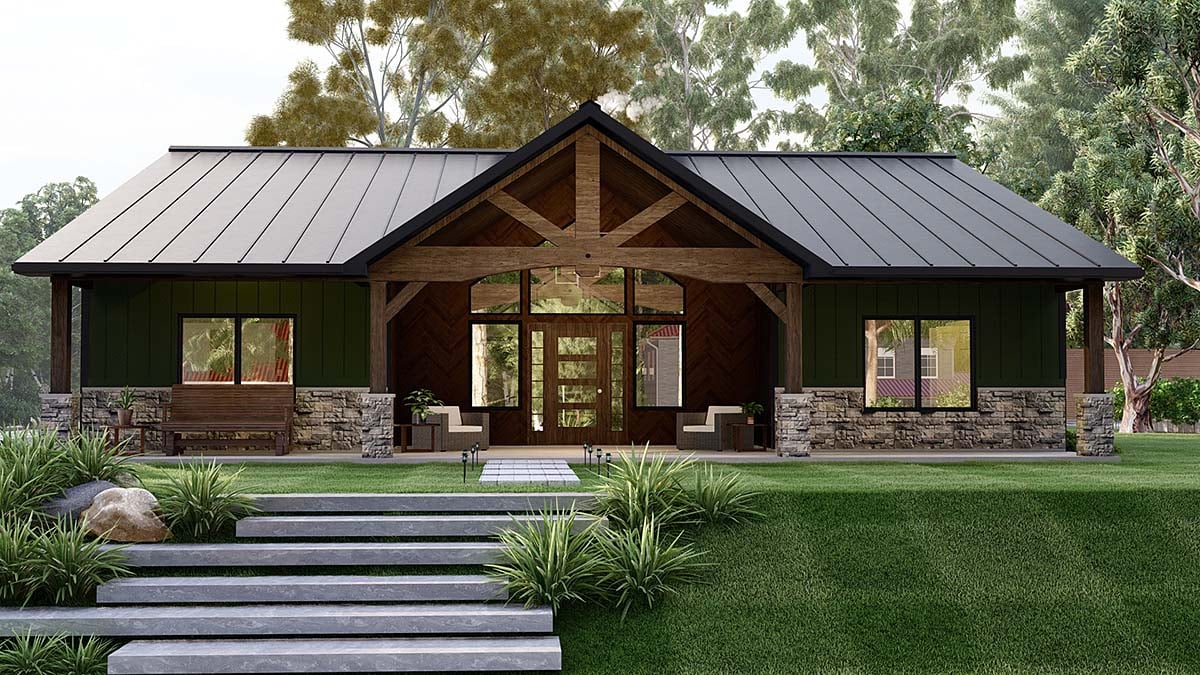 Craftsman Floor Plans & Bungalow House Plans