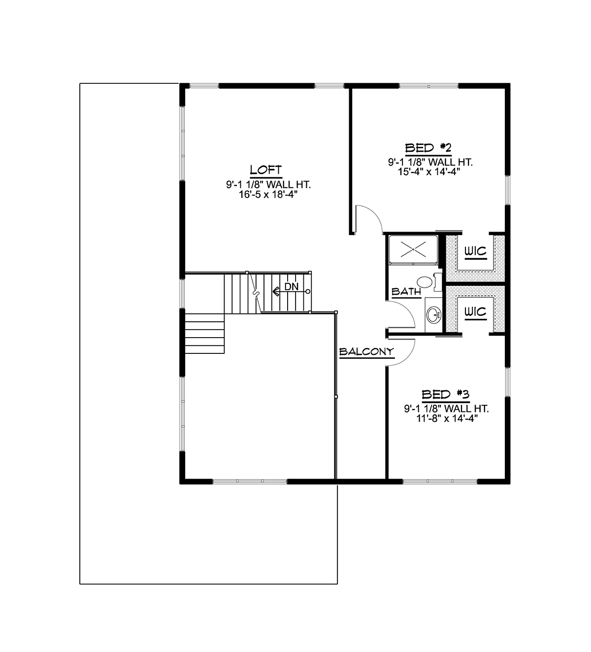 House Plan 41890 Level Two