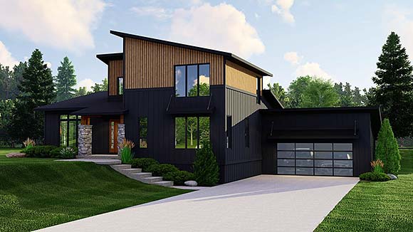 House Plan 41894 Elevation