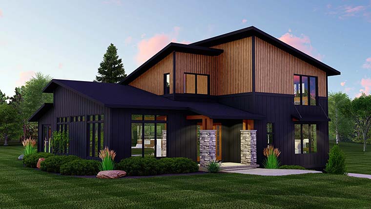 Modern Plan with 2230 Sq. Ft., 3 Bedrooms, 3 Bathrooms, 2 Car Garage Picture 6