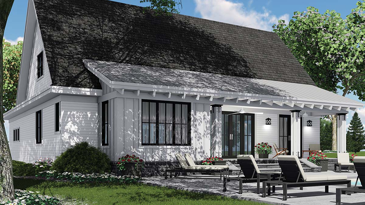 Country, Craftsman, Farmhouse, Traditional Plan with 2453 Sq. Ft., 3 Bedrooms, 4 Bathrooms, 2 Car Garage Picture 2