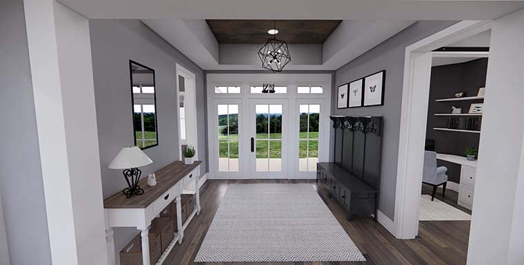 Country, Farmhouse, New American Style Plan with 2046 Sq. Ft., 3 Bedrooms, 3 Bathrooms, 2 Car Garage Picture 6