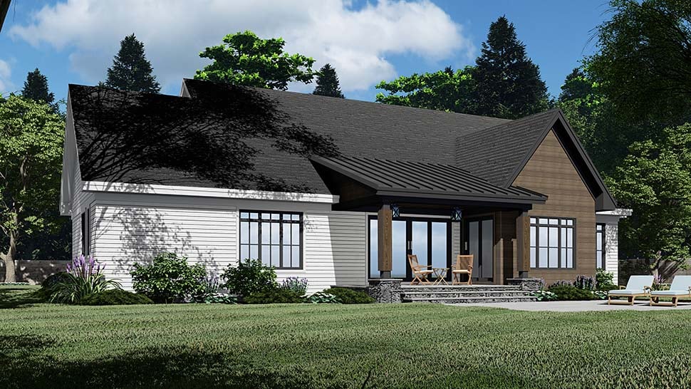 Country, Craftsman, Farmhouse, Traditional Plan with 2229 Sq. Ft., 3 Bedrooms, 3 Bathrooms, 2 Car Garage Picture 10