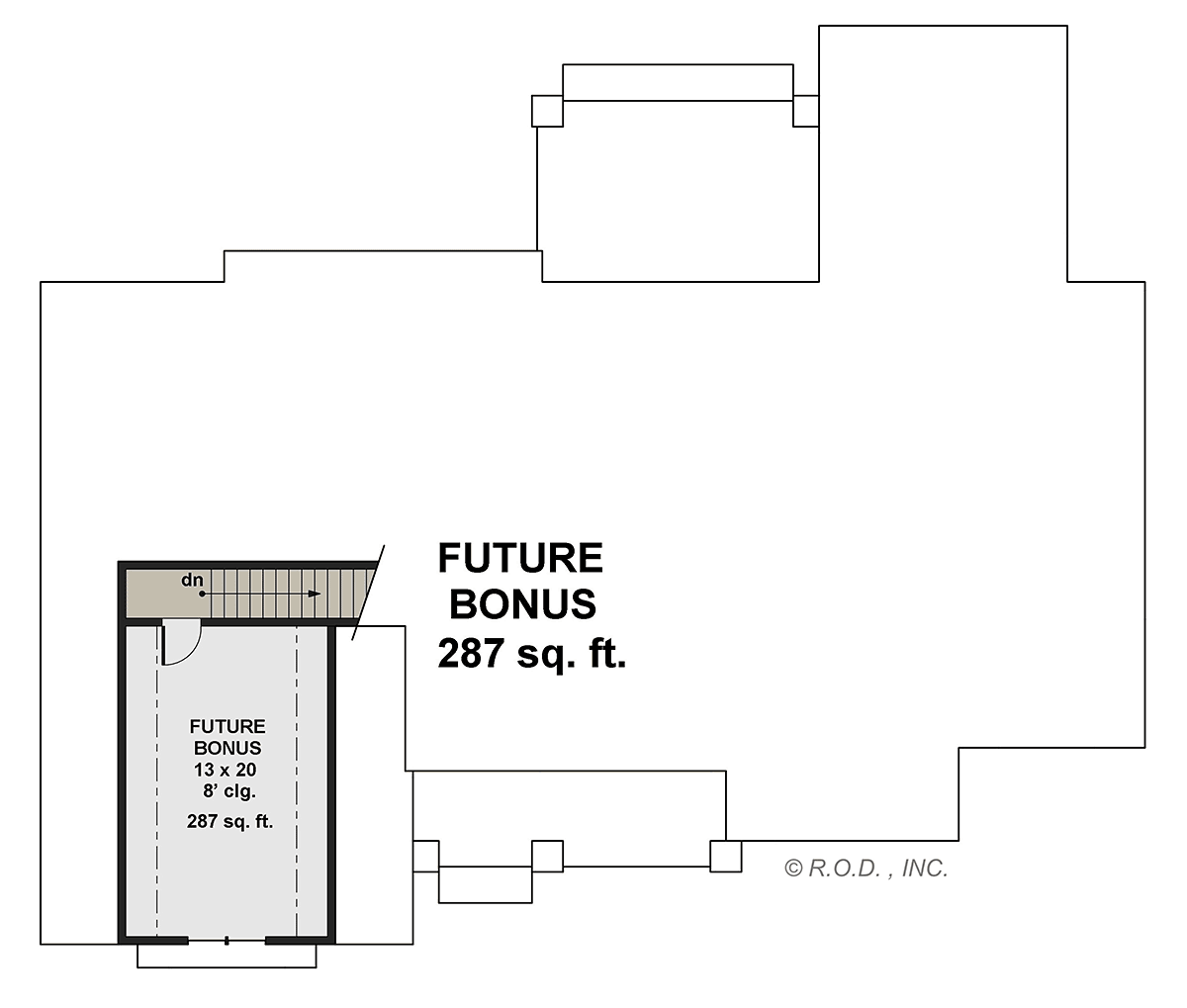 Farmhouse Level Two of Plan 41929