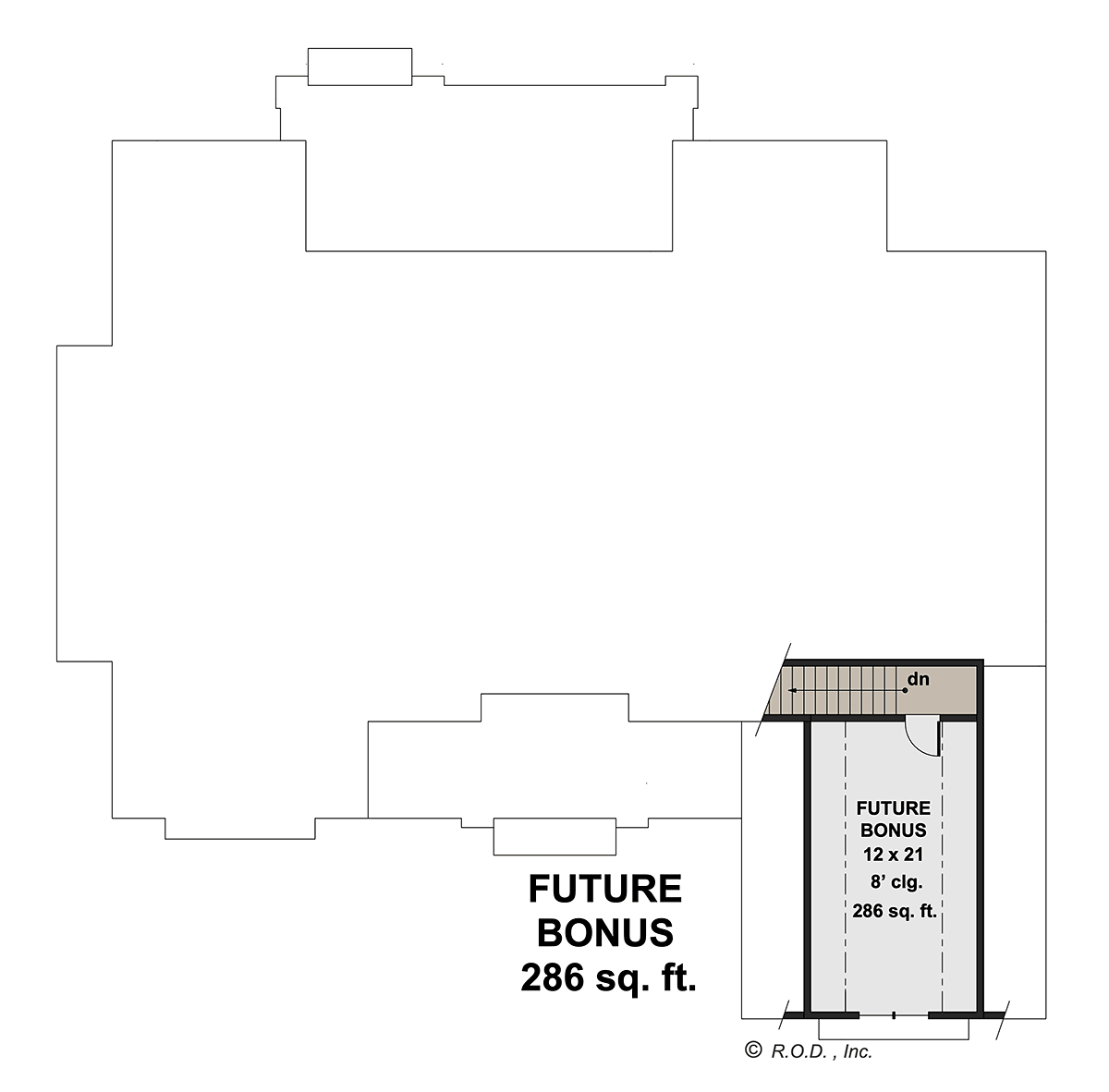 Farmhouse Level Two of Plan 41936