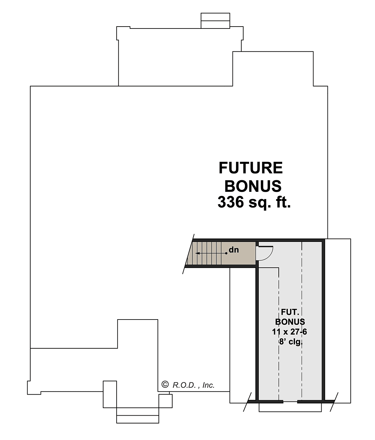 Farmhouse Level Two of Plan 41938