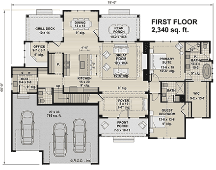 First Level Plan