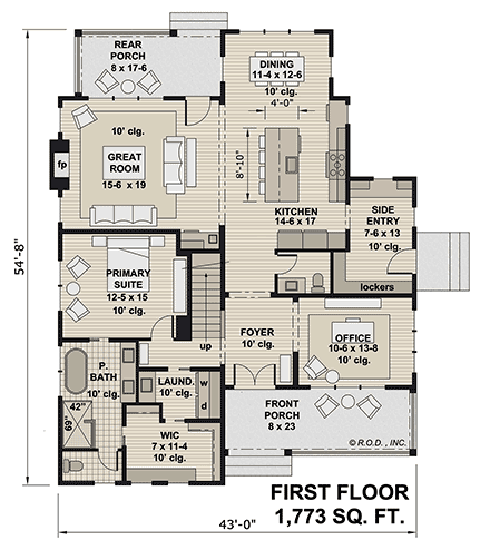 First Level Plan