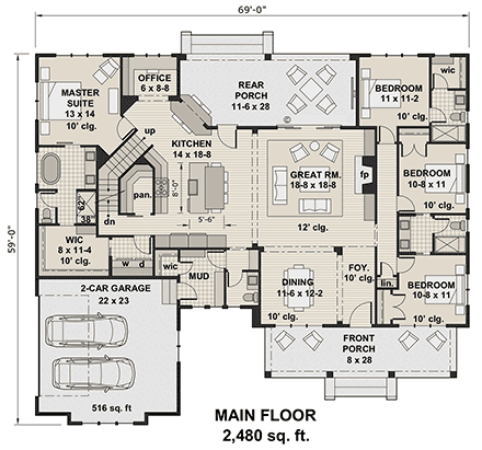 First Level Plan