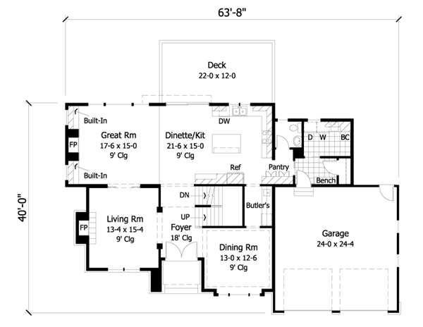 European Traditional Level One of Plan 42007