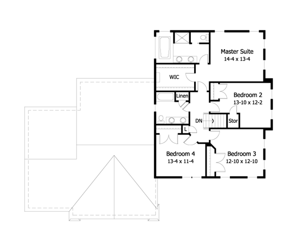 Colonial European Traditional Level Two of Plan 42010