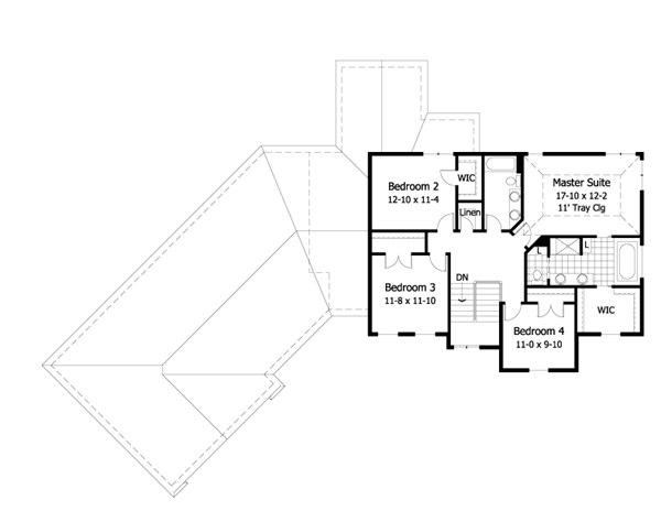 Colonial European Traditional Level Two of Plan 42016