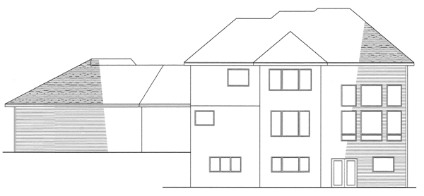  Rear Elevation of Plan 42018