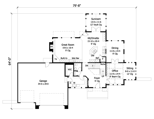 European Traditional Level One of Plan 42029