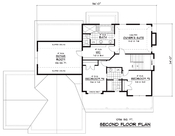 Colonial European Traditional Level Two of Plan 42038