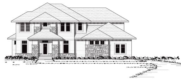 House Plan 42044 Elevation