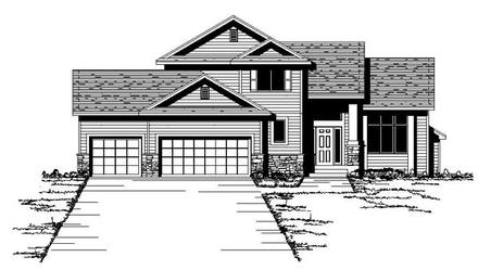 Traditional Elevation of Plan 42079