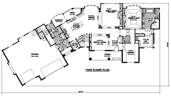 Craftsman Traditional Level One of Plan 42104