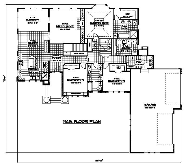 Contemporary European Level One of Plan 42106