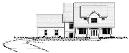 Country Craftsman European Traditional Elevation of Plan 42118