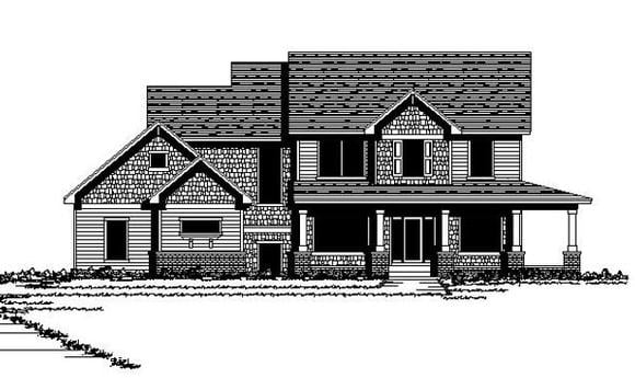 House Plan 42131 Elevation