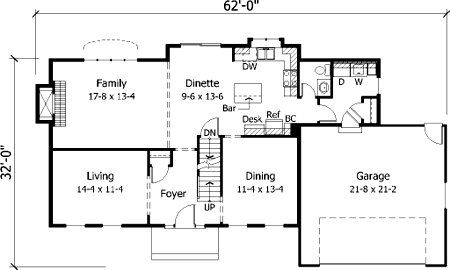 Colonial Level One of Plan 42135