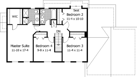 Colonial Level Two of Plan 42135