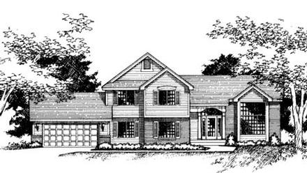 House Plan 42140 Elevation