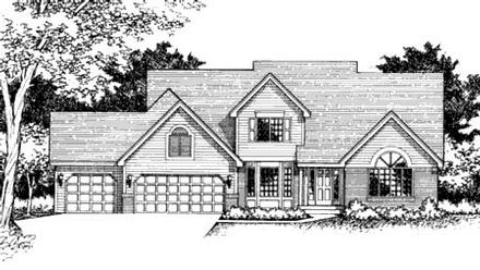 Traditional Elevation of Plan 42151