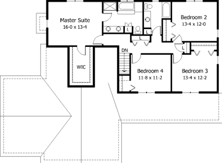 Southern Level Two of Plan 42154