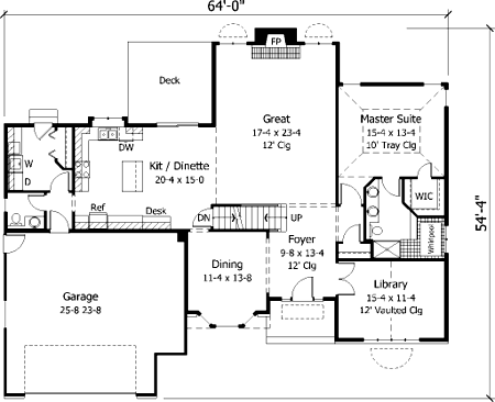 Tudor Level One of Plan 42156