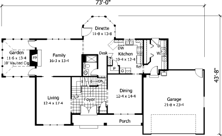 Colonial Level One of Plan 42160