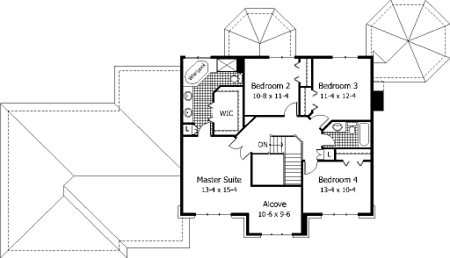 Contemporary Level Two of Plan 42171