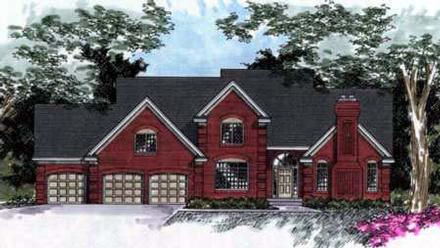 Traditional Elevation of Plan 42174