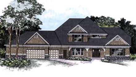 House Plan 42183 Elevation