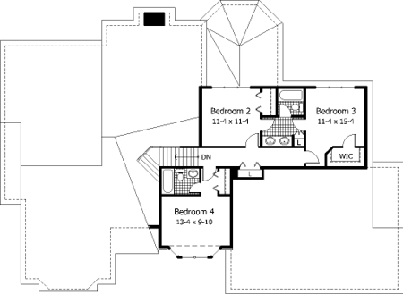 Contemporary Level Two of Plan 42184