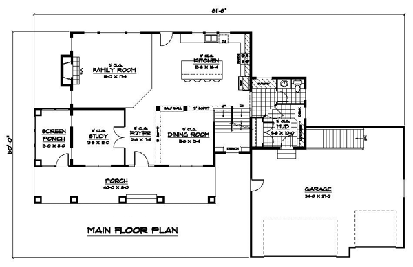 Traditional Level One of Plan 42185