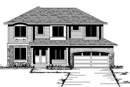 Traditional Elevation of Plan 42194