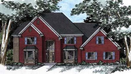 Traditional Elevation of Plan 42201