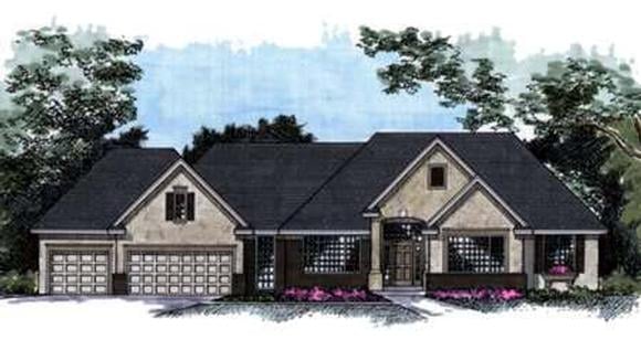 House Plan 42223 Elevation