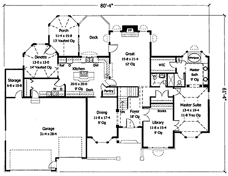 Traditional Level One of Plan 42225