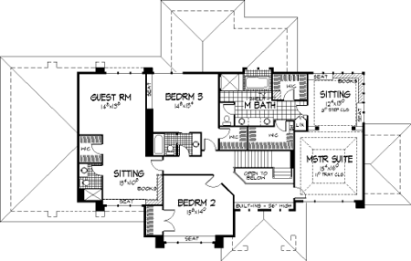 Contemporary Level Two of Plan 42227