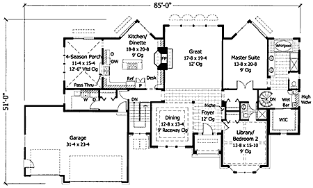 Traditional Level One of Plan 42230