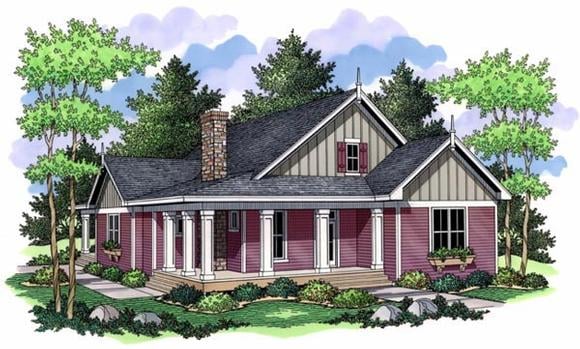 House Plan 42504 Elevation